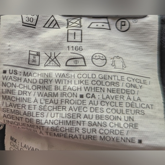 🚢Old Navy Harper Cropped Mid-Rise Strait Leg Pants in Blue-Black - Picture 6 of 8